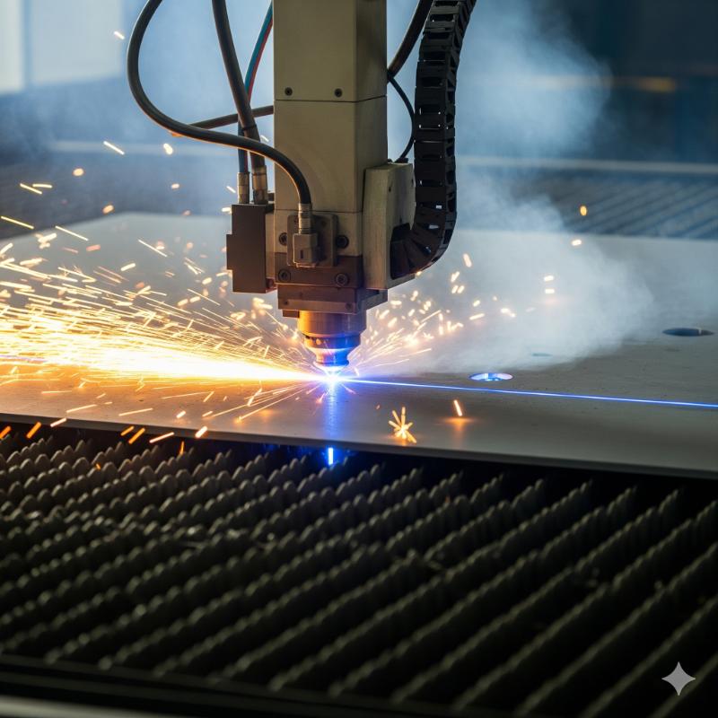 Precision fiber laser cutting for sheet metal